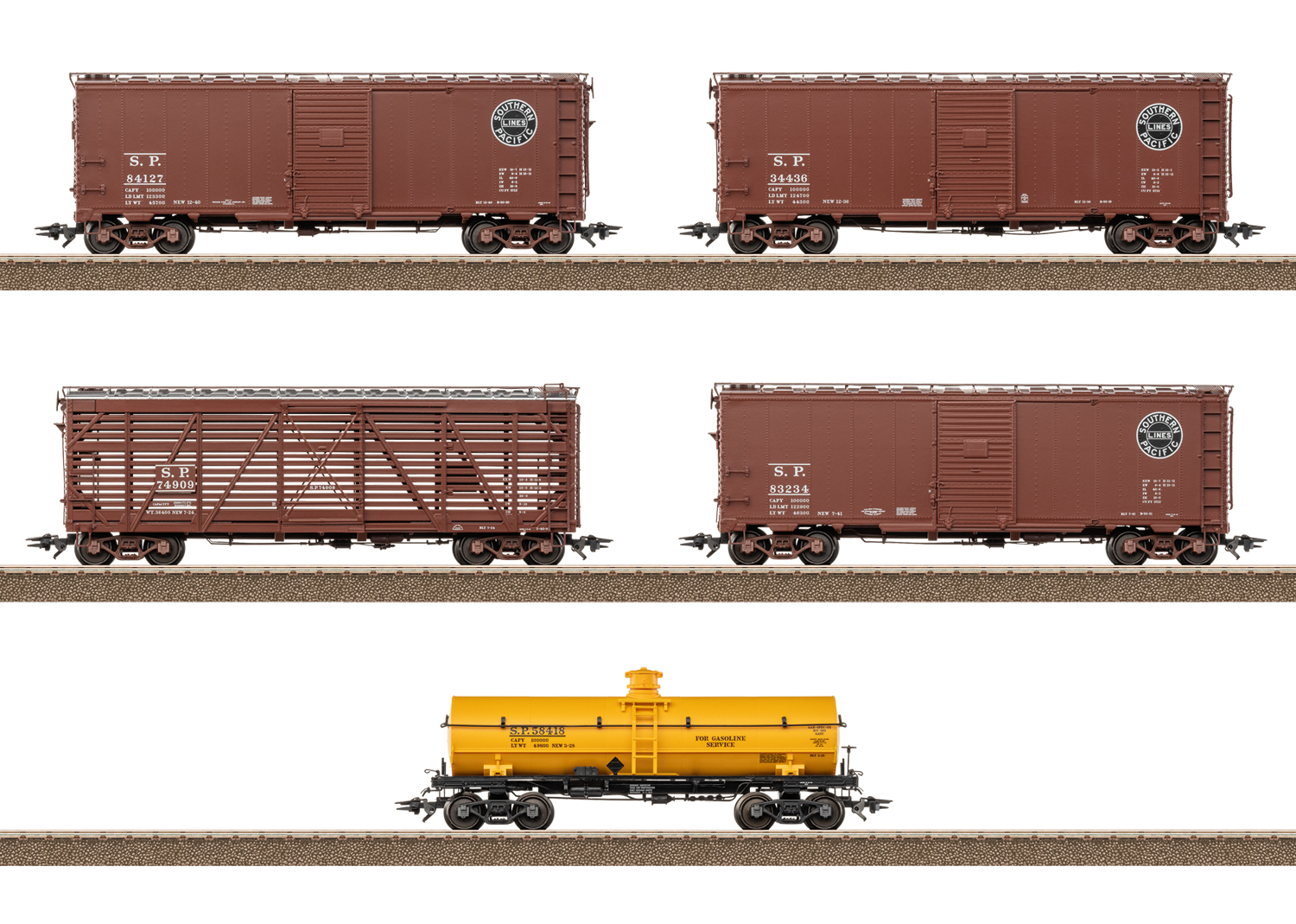 Trix H0 24915 Güterwagen-Set Southern Pacific, Ep. III