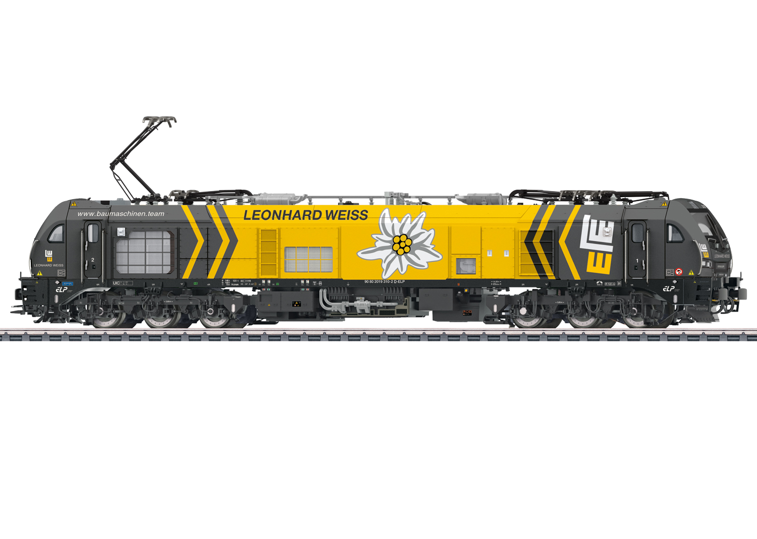 Märklin H0 38905 Zweikraftlok "Leonhard Weiss" BR 2019, Ep. VI mit mfx, DCC und Sound